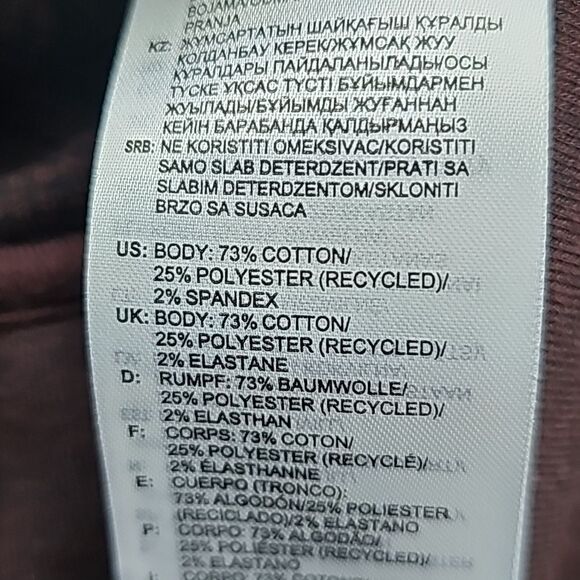 Stella McCartney -911 by Adidas Heartracer Full Zip Moto Style Jacket Burgundy S - Picture 13 of 13